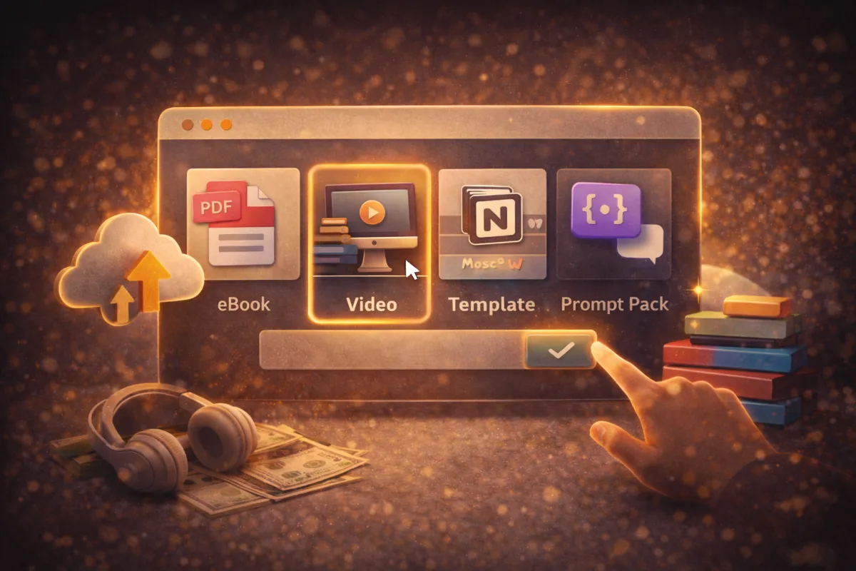 دليل أنواع المنتجات الرقمية